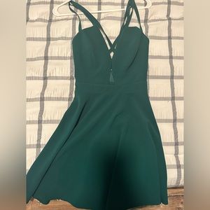New with tags BEBE green dress